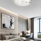 TEKHOME Lampada da soffitto a LED 50 cm 32 W Lampada da soggiorno Lampadario in ferro battuto PN-04