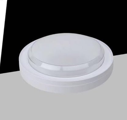 Plafoniera LED 23W IP65 CCT 3000K-4000K-6500K, Lampada LED da Soffitto Rotonda Impermeabile 3450LM in ABS+PC, per Bagno, Corridoio, Garage e Esterno – Bianco/Nero  XG-909