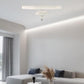 Lampadario LED Moderno 50W, Ø45cm, Bianco, 4000LM, 3000k/4000k/6500K,Soffitto Sospeso in Alluminio per Soggiorno, Cucina, Sala da Pranzo LP-17
