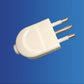 5 Pezzi – Spina Elettrica 2P+T 10A Bianca – Spina Italiana con Terra 250V per Cavi Elettrici – Modello XSL1002
