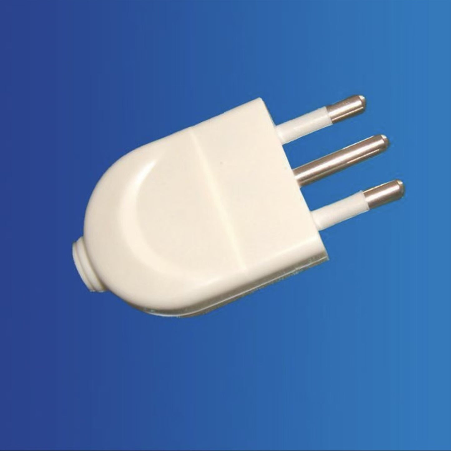 5 Pezzi – Spina Elettrica 2P+T 10A Bianca – Spina Italiana con Terra 250V per Cavi Elettrici – Modello XSL1002