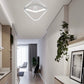 TEKHOME Lampadario led moderno 25 watt forma rombo plafoniera lampada da soffitto luce 3000K/4000K/ 6500K 2000Lm PN-03