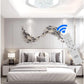 Lampadario LED con Cristalli Dimmerabile con Telecomando 3000K-4000K-6500K, Plafoniera Moderna per Camera da Letto Soggiorno – 3 Misure Disponibili (S/M/G) C30