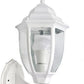 TEKHOME Lanterna da Muro per Esterno E27 IP55 – Lampada da Parete in Alluminio e Vetro, Stile Classico per Giardino, Balcone o Ingresso (Disponibile in 4 Colori) ES09