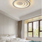 TEKHOME PLAFONIERA LUCE LED 70W ROTONDA LAMPADARIO A CERCHI BIANCO DOPPIA COLORAZIONE 3000K-6500K PN-08