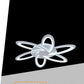 TEKHOME Plafoniera LED 59W Ø Decorativa, 3 Colori Selezionabili 3000K-4000K-6500K, Luce Soffitto Rotonda Moderna, Bianco, Senza Telecomando, per Soggiorno Camera Corridoio C15-3C