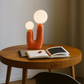 Lampada da Tavolo Design  – Attacco G9, Lampada Decorativa Moderna in Resina, Stile Artistico per Soggiorno, Camera da Letto, Comodino D14