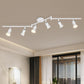 Plafoniera a Soffitto con Faretti Orientabili GU10 in Metallo, Lampada da Interno Moderna per Soggiorno Cucina Corridoio, Attacco GU10 – PN-17B