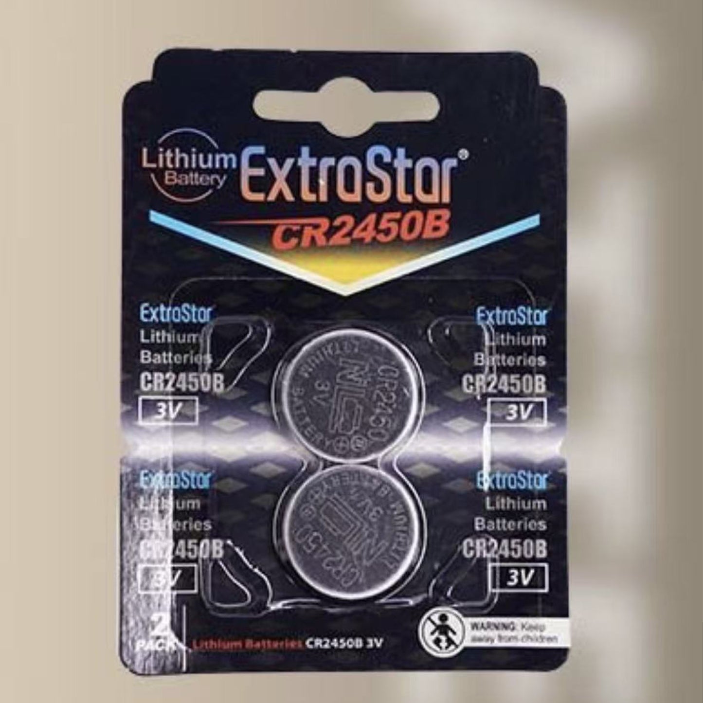 Batterie CR2450 al Litio 3V – Pile a Bottone per Chiavi Auto, Telecomandi, Dispositivi Elettronici e Medici – 24 Pezzi (12 Confezioni da 2) – A-CR 2450B