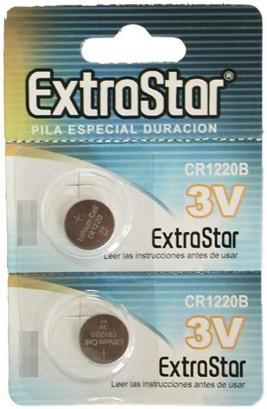 Batterie a Bottone CR1220 3V al Litio – Pile per Orologi, Telecomandi Auto e Dispositivi Elettronici – 24 Pezzi (12 Confezioni da 2) – A-CR 1220B