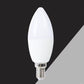 6 Pezzi Lampadina LED Candela E14 9W (≈82W) – 820 Lumen, CRI>80, 230V, Fascio 220°– 3000K/4000K/6500K C36-9