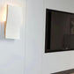 Applique da Parete in Gesso Bianco E14 Design Moderno Verniciabile per Interni GS-E86