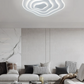 TEKHOME Plafoniera a led da interno moderna a soffitto forma tonda lampadario adatta per camera da letto salone soggiorno salotto cucina locali commerciali 59W PN-28