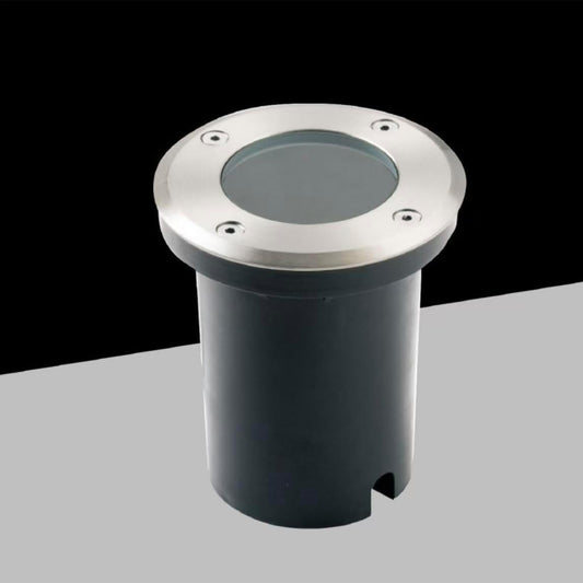 Faretto da Incasso a Terra GU10 IP67, Luce da Esterno Calpestabile, Segnapasso da Incasso Pavimento in Acciaio Inox e Alluminio, Compatibile Lampadina GU10, 35W Max, Ideale per Giardino e Vialetti R108-N
