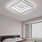 TEKHOME Plafoniera Lampadario da soffitto a led con Luci Design Stile Moderno Lampada 64W per Camera Cucina Salotto Locali Commerciali (Quadrato con Telecomando) C46