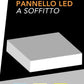 TEKHOME Pannello LED Quadrato 22W, 3000K-6500K CCT, Luce a Tre Colori, Plafoniera LED da Soffitto, Bianco, XGTHDF22-3C
