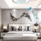 Lampadario LED con Cristalli Dimmerabile con Telecomando 3000K-4000K-6500K, Plafoniera Moderna per Camera da Letto Soggiorno – 3 Misure Disponibili (S/M/G) C30