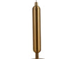 Applique a parete pendente in stile contemporaneo con attacco G9 di colore bronzo con sfera in vetro AQ56