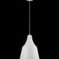 TEKHOME Lampadario a Sospensione in Metallo Nero/Bianco, Attacco E27, Design Moderno, Regolabile in Altezza, Ø27cm – Ideale per Cucina, Sala da Pranzo, Soggiorno B46