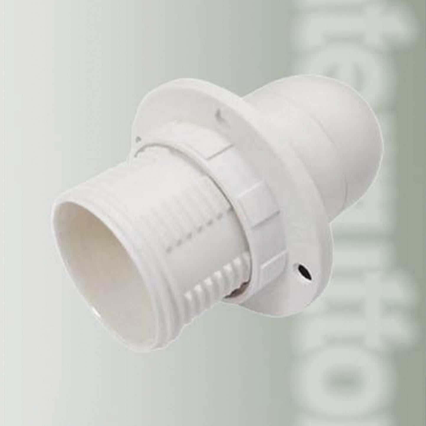 12 Pezzi Portalampada E14 in Termoplastica Bianca Semifilettata, Attacco E14, 250V 4A, per Lampadine LED e Tradizionali – E1462SW