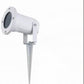 Faretto da Giardino con Picchetto GU10 IP65 60W, Lampada da Terra per Esterni in Alluminio, Orientabile, per Giardino, Vialetto, Terrazza – Nero/Grigio/Bianco ES12