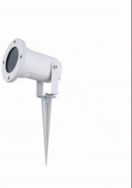 Faretto da Giardino con Picchetto GU10 IP65 60W, Lampada da Terra per Esterni in Alluminio, Orientabile, per Giardino, Vialetto, Terrazza – Nero/Grigio/Bianco ES12