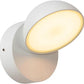 Applique LED da Esterno 12W IP54, Lampada da Parete Moderna Rotonda in Alluminio e Vetro, 720LM, Impermeabile per Facciata, Balcone e Giardino 570