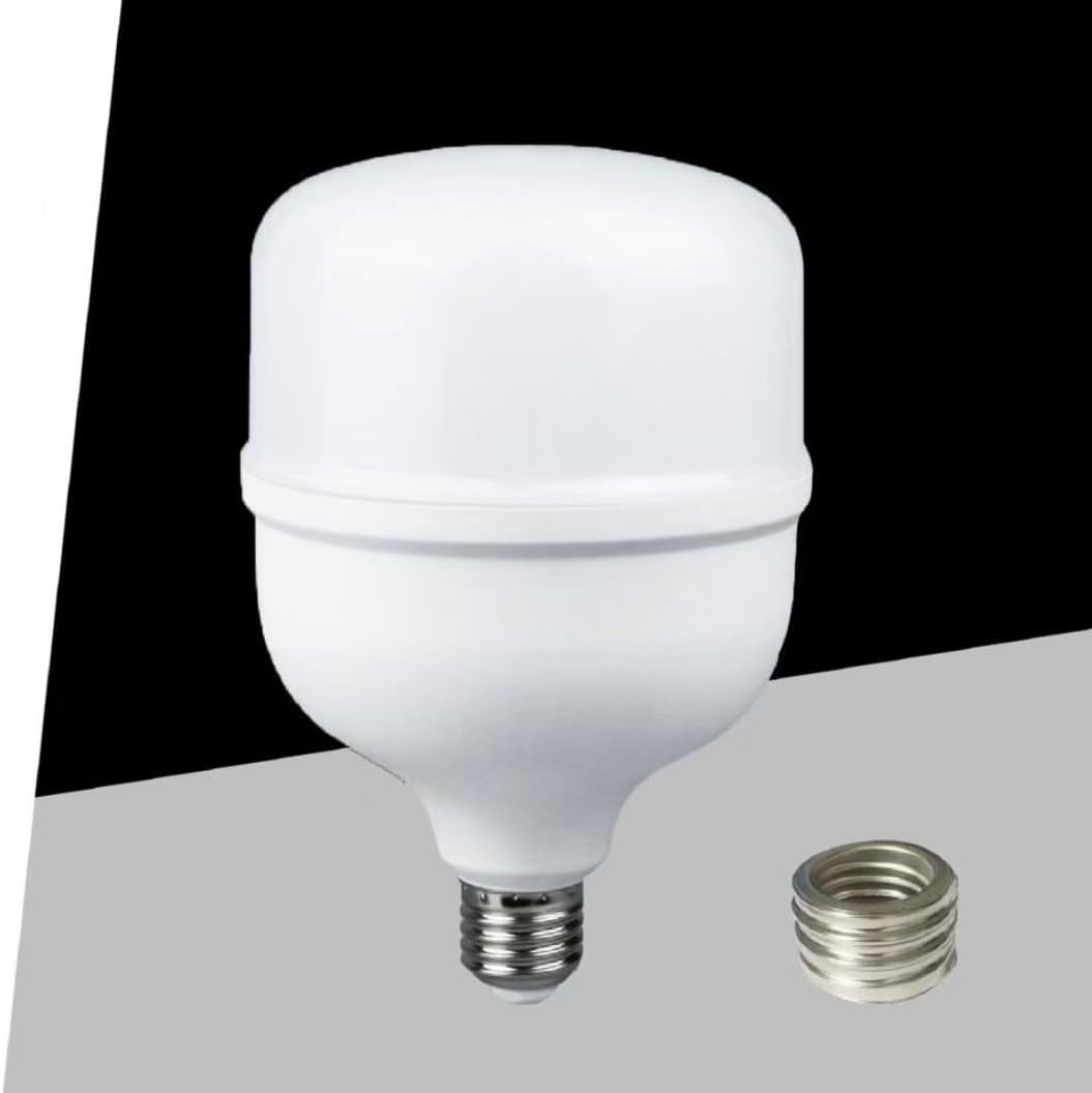 Lampadina LED E27/E40 60W 7300LM, Luce Fredda 6500K, Alta Luminosità, Angolo 220°, AC230V, Non Dimmerabile, Lampadina LED Industriale per Magazzino Garage Officina – Confezione 12 Pezzi – T120