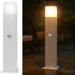 Lampione da Giardino Esterno E27 IP44, Palo Luce LED da Terra in Alluminio per Vialetti, Cortile, Patio, Terrazzo – Altezza 44cm – Compatibile Lampadina E27 (Non Inclusa) H440