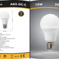Lampadine LED E27 DC 12V-24V 10W, Confezione da 6 Pezzi, 900LM, Naturale 4000K, CRI>80, Lampadina Bassa Tensione per Camper, Barca, Impianto Solare,A60-DC
