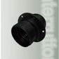 Portalampada E27 in Termoplastica Nera, Semifilettato, 250V 4A, Attacco E27 per Lampadine LED e Incandescenza, Set da 12 Pezzi – 6E2782SB