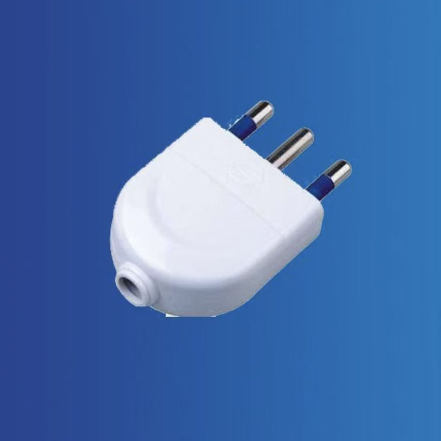 5 Pezzi – Spina Elettrica 2P+T 16A Italiana Bianca – Spina Maschio 250V per Cavi e Prolunghe – Modello XSL1003