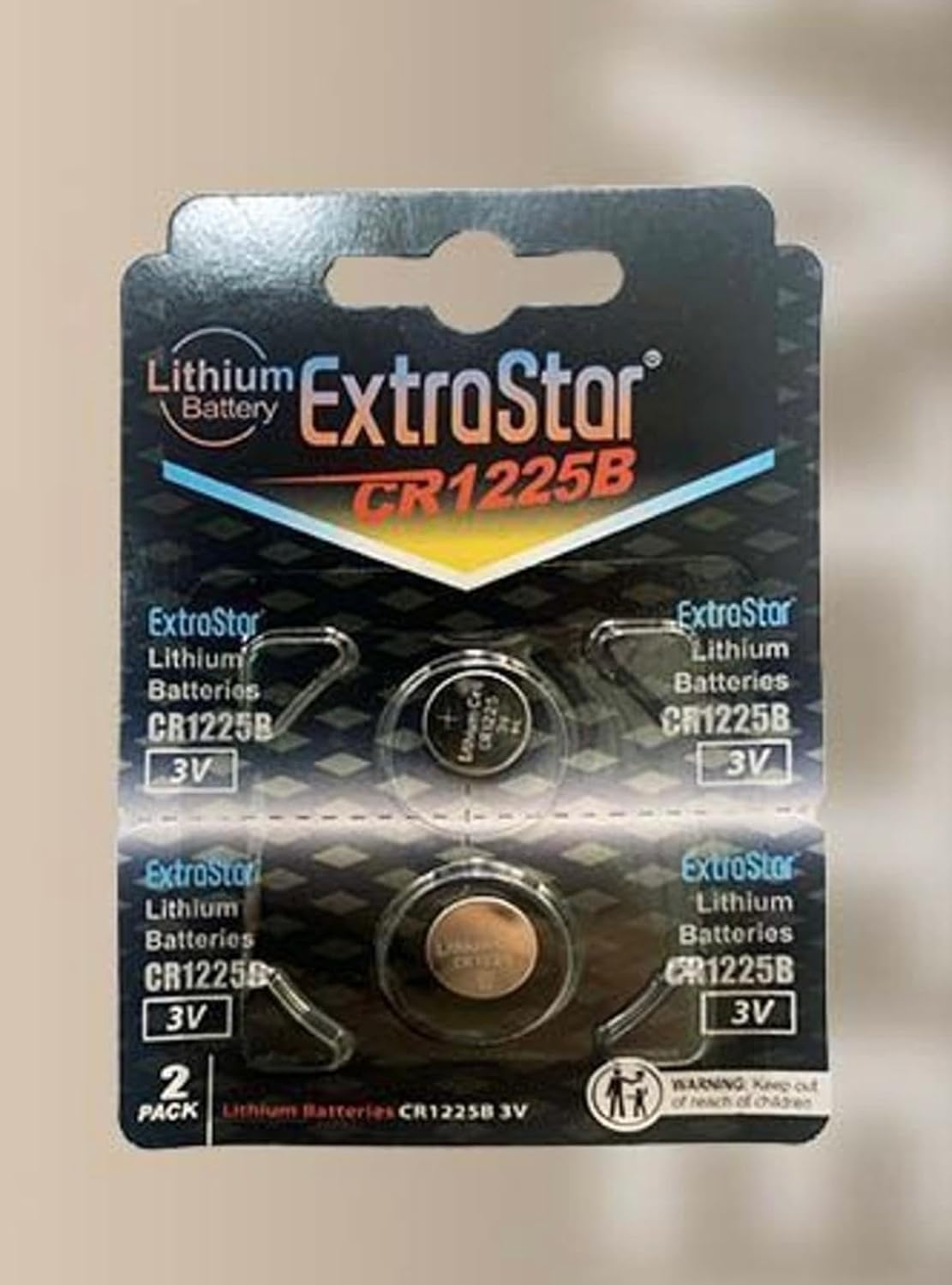 Batterie CR1225 al Litio 3V – Pile a Bottone per Telecomandi, Chiavi Auto e Orologi – 24 Pezzi (12 Confezioni da 2) – A-CR 1225B