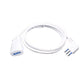 2 Pezzi Prolunga Elettrica Lineare 10m 10A 2P+T, Cavo H05VV-F 3G1.0mm², Spina e Presa Europea, Uso Domestico – Modello 83272