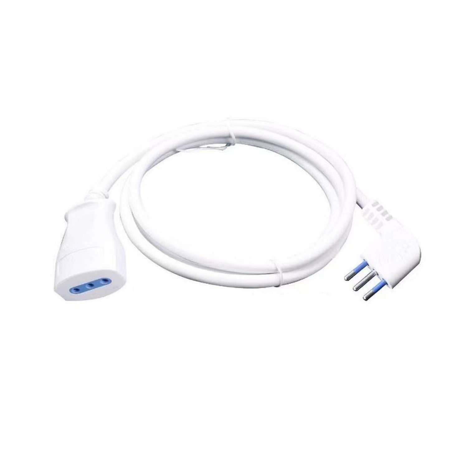 2 Pezzi Prolunga Elettrica Lineare 10m 10A 2P+T, Cavo H05VV-F 3G1.0mm², Spina e Presa Europea, Uso Domestico – Modello 83272
