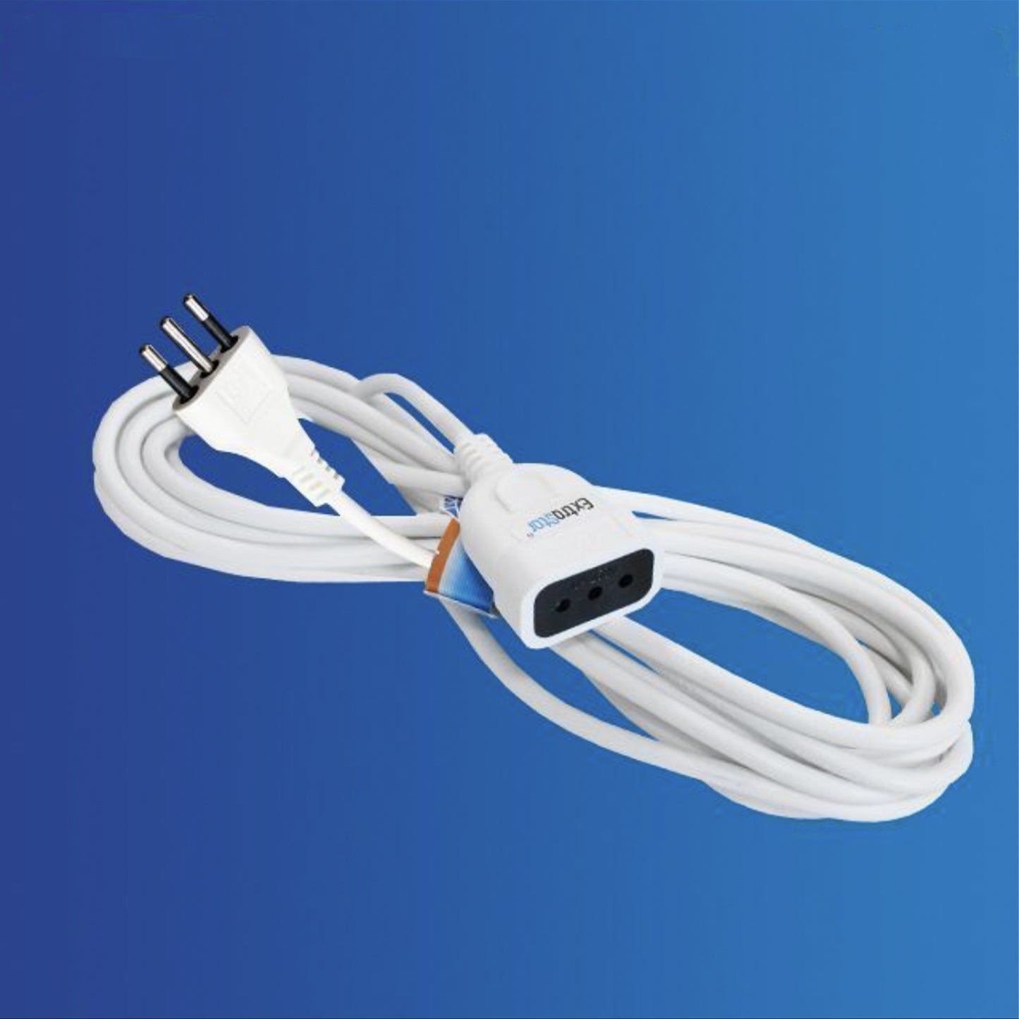2 Pezzi Prolunga Elettrica Lineare 3 m 10A, Cavo 3×0,75 mm², Spina Europea 2P+T, Presa Italiana, Uso Domestico – X203064-3M