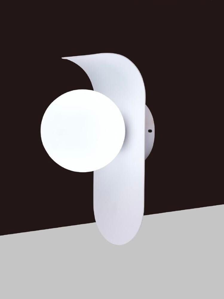 TEKHOME Applique da muro G9 design moderno bianco e bronzo, lampada da parete decorativa interna 1xG9 max 10W, metallo e vetro AQ46