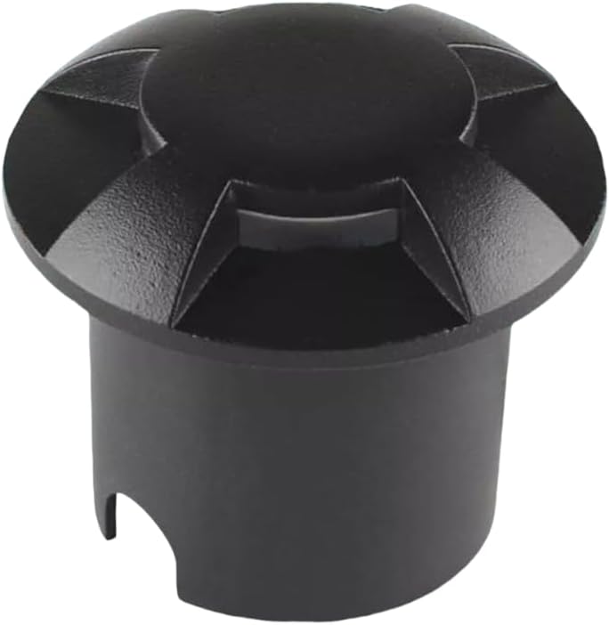 Faretto da Incasso da Terra LED IP67 1W per Esterno, Corpo Nero, Ultra Resistente, Illuminazione per Giardino, Scale, Percorsi – 360° Fascio Luminoso-324