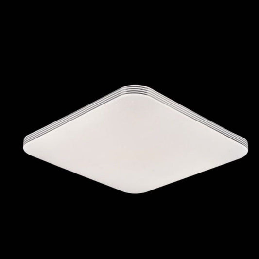 Plafoniera LED 24W Quadrata 480×480 mm/430X430mm, CCT Switch 6500K/4000K/3000K, Luce LED Soffitto Ultra Sottile, IP20, per Cucina Soggiorno Camera – Bianco C63