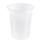 BICCHIERI PLASTICA BIANCHI PER ACQUA MONOUSO  180ml 100pz