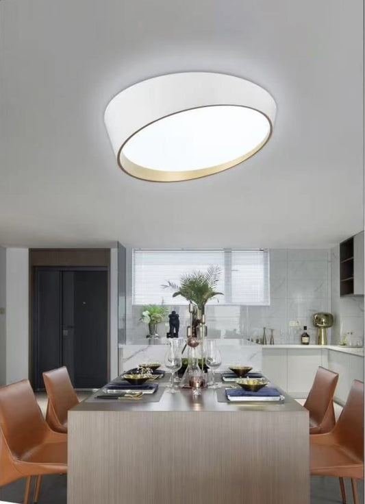 TEKHOME Plafoniera A LED 46w Moderno Rotonda Irregolare Luce Fredda Calda Naturale C50
