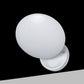 Applique LED da Esterno 10W IP54 CCT 2700K-4000K-6500K, Lampada da Parete Rotonda Impermeabile 1100LM in ABS+PC, per Bagno, Balcone e Corridoio – Bianco ESA-02B3C