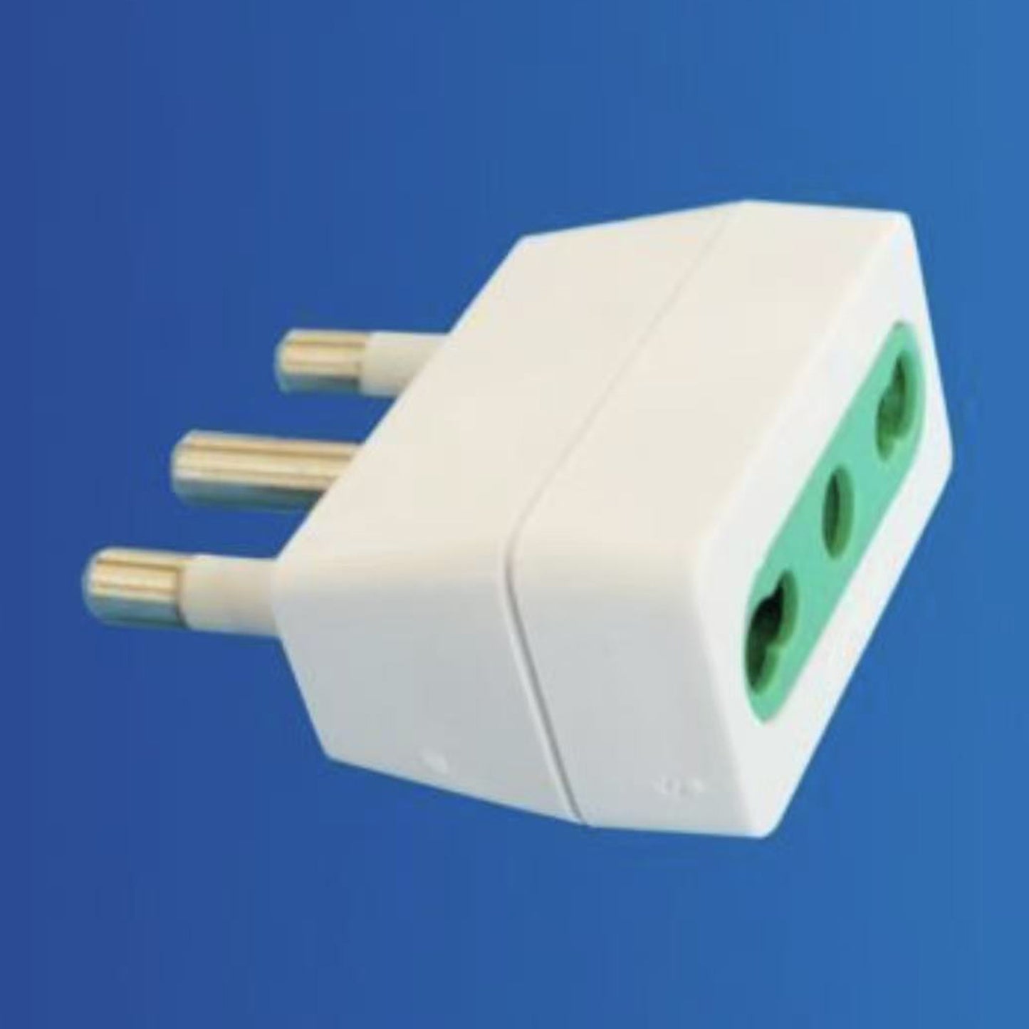 5 Pezzi Adattatore Spina Italiana 16A con Presa Bipasso 10/16A, 250V Max 1500W, Convertitore per Prese Italiane, Bianco – XSL1032