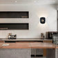 TEKHOME Applique da muro design caffè G9, lampada da parete moderna in metallo e ceramica, 1XG9, colore nero o bianco, per soggiorno cucina bar AQ45