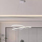 Lampadario led a sospensione anelli incrociati 38 w luce 3000K-6500K B62-B3C