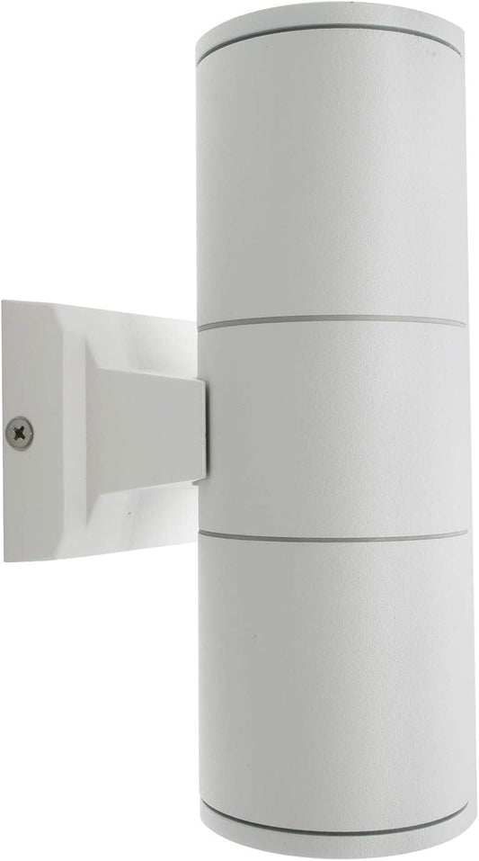 Applique da Esterno 2xGU10 IP55 – Lampada da Parete LED per Esterni a Doppia Luce su e Giù, Design Moderno in Alluminio, Impermeabile, per Facciata, Giardino o Ingresso ES01
