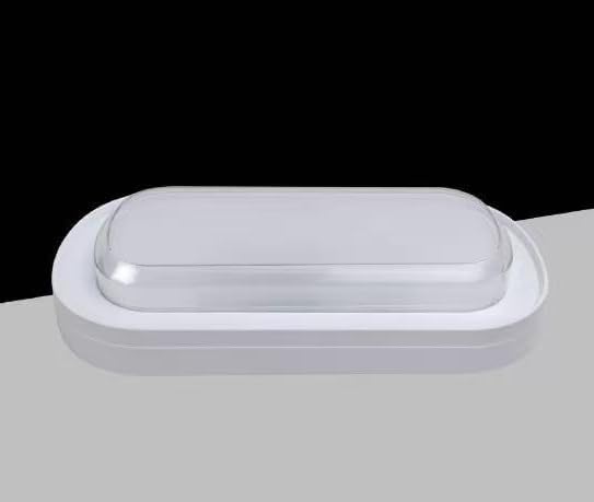 Plafoniera LED 23W IP65 CCT 3000K-4000K-6500K, Lampada da Soffitto Impermeabile in ABS+PC, 3300LM, per Bagno, Garage, Balcone, Giardino – Bianco/Nero XG-907