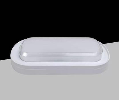 Plafoniera LED 23W IP65 CCT 3000K-4000K-6500K, Lampada da Soffitto Impermeabile in ABS+PC, 3300LM, per Bagno, Garage, Balcone, Giardino – Bianco/Nero XG-907