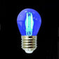 Lampadine LED E27 G45 4W, Confezione da 5 Pezzi, 440LM, 3000K/4000K/6500K e Colori Rosso Verde Blu, Lampadine Decorative in Vetro Trasparente, Luce a 360°, Basso Consumo, Modello G45A-T