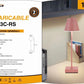 Lampada da Tavolo Ricaricabile LED  – Senza Fili, 3 Temperature di Colore, Dimmerabile Touch, USB, Moderna per Ristorante, Camera, Comodino D27-3C